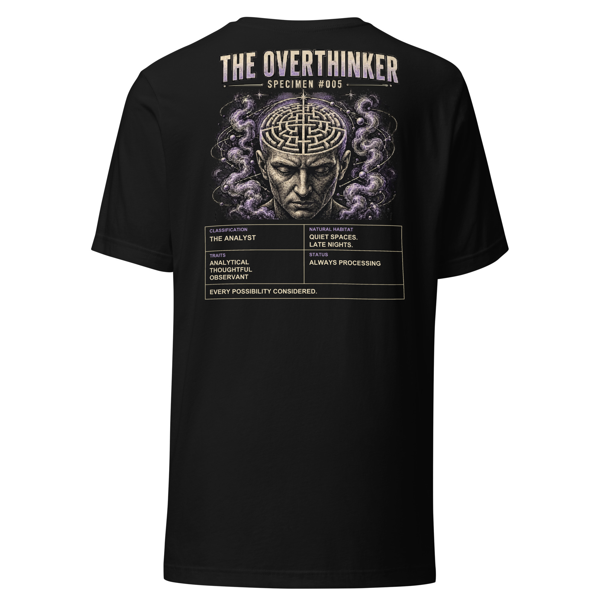Psychological Species 005 The Overthinker Tee