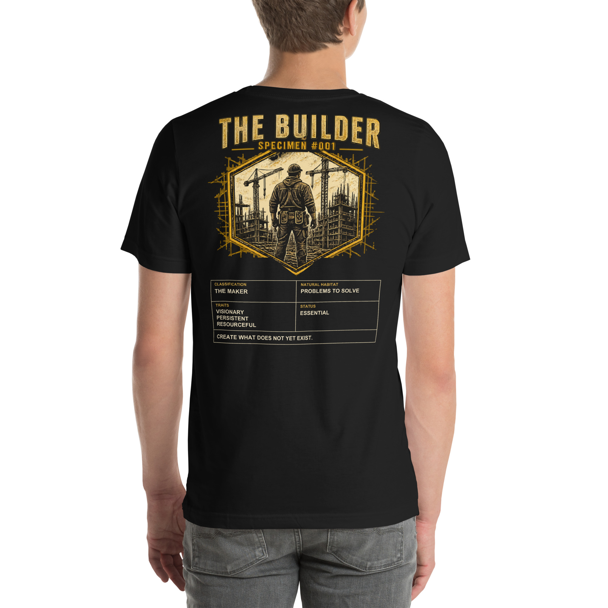 Psychological Species 001 The Builder Tee - Image 4