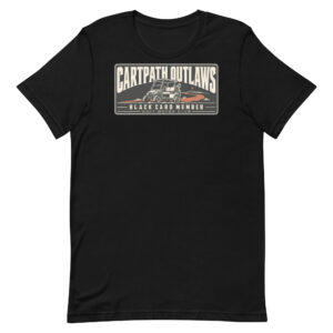 Cartpath Outlaws Black Card Member Tee