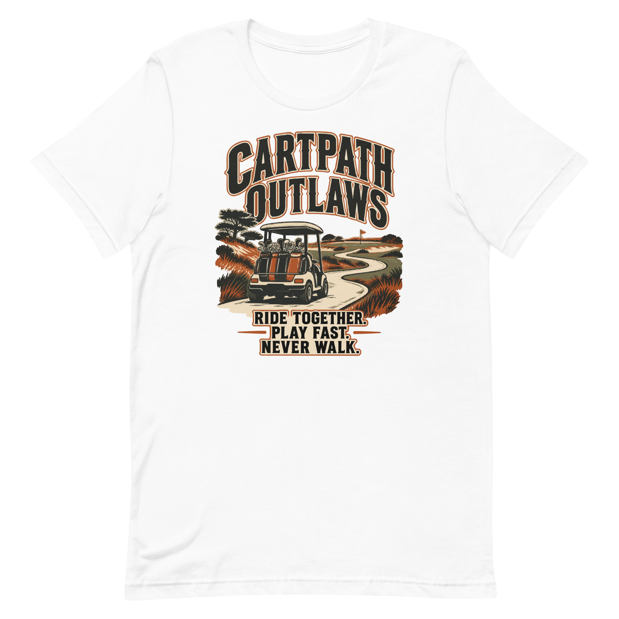 Cartpath Outlaws Ride Together Tee - Image 3