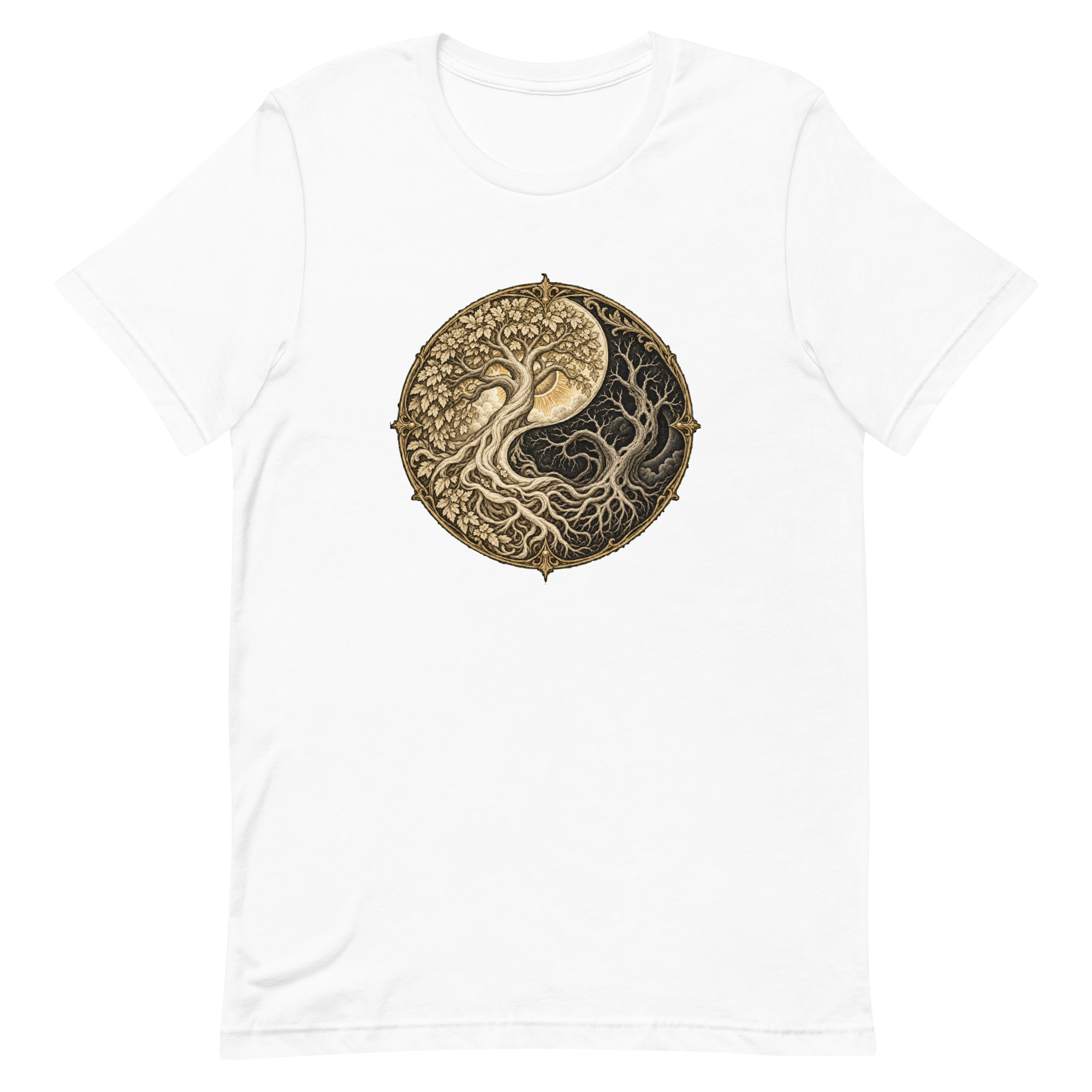 Eternal Balance Tree of Life versus Tree of Death Tee - Image 3